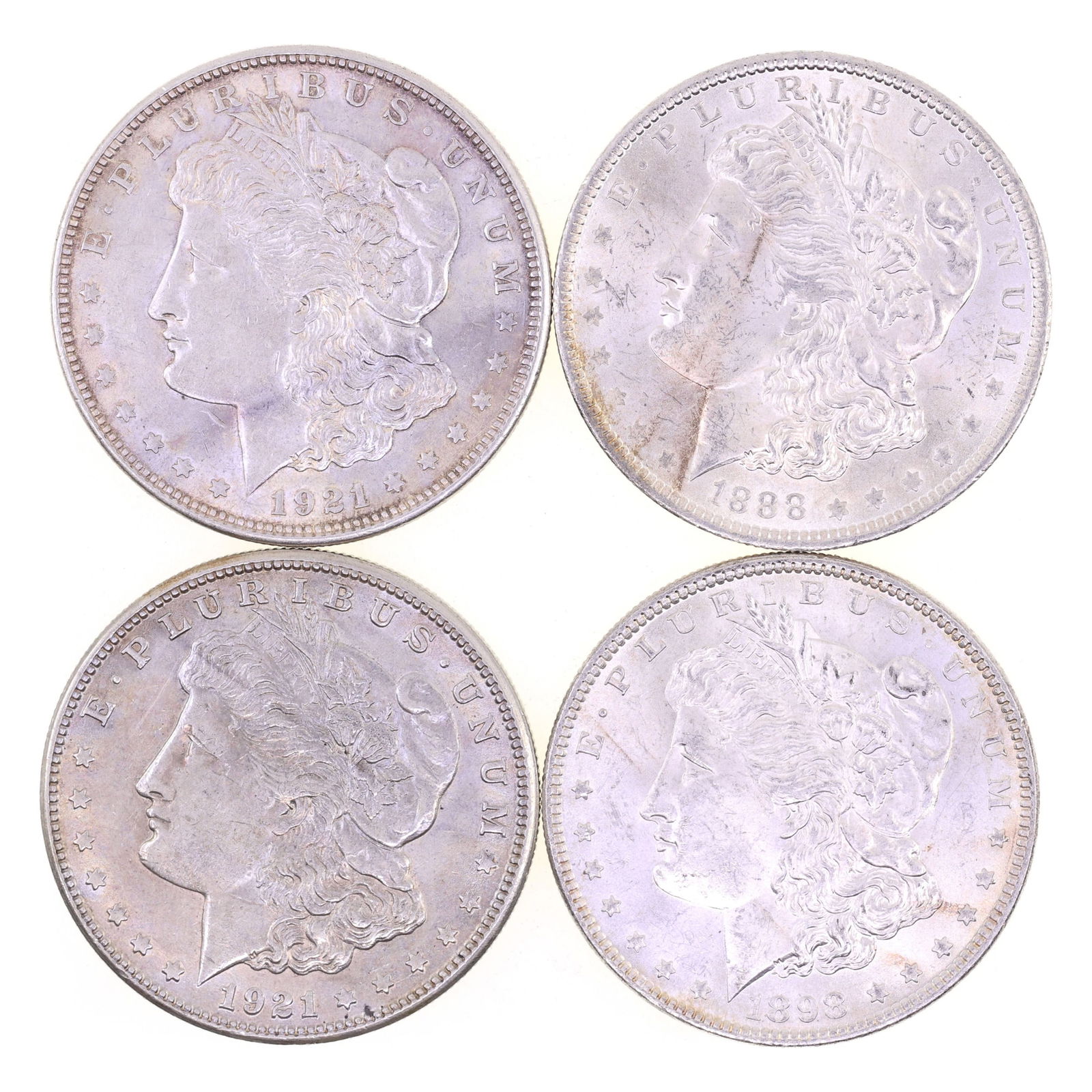 1888-1921 US MORGAN SILVER DOLLARS - UNC (1 of 2)