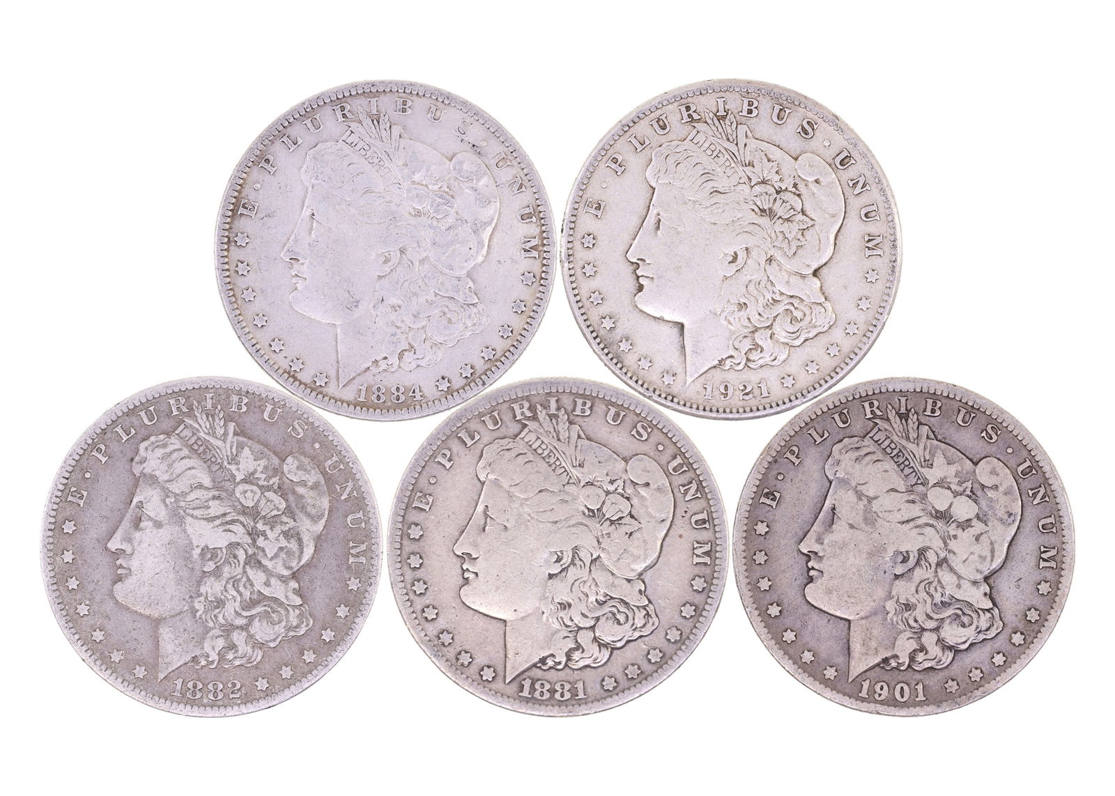 1881-1921 US MORGAN SILVER DOLLARS (1 of 11)