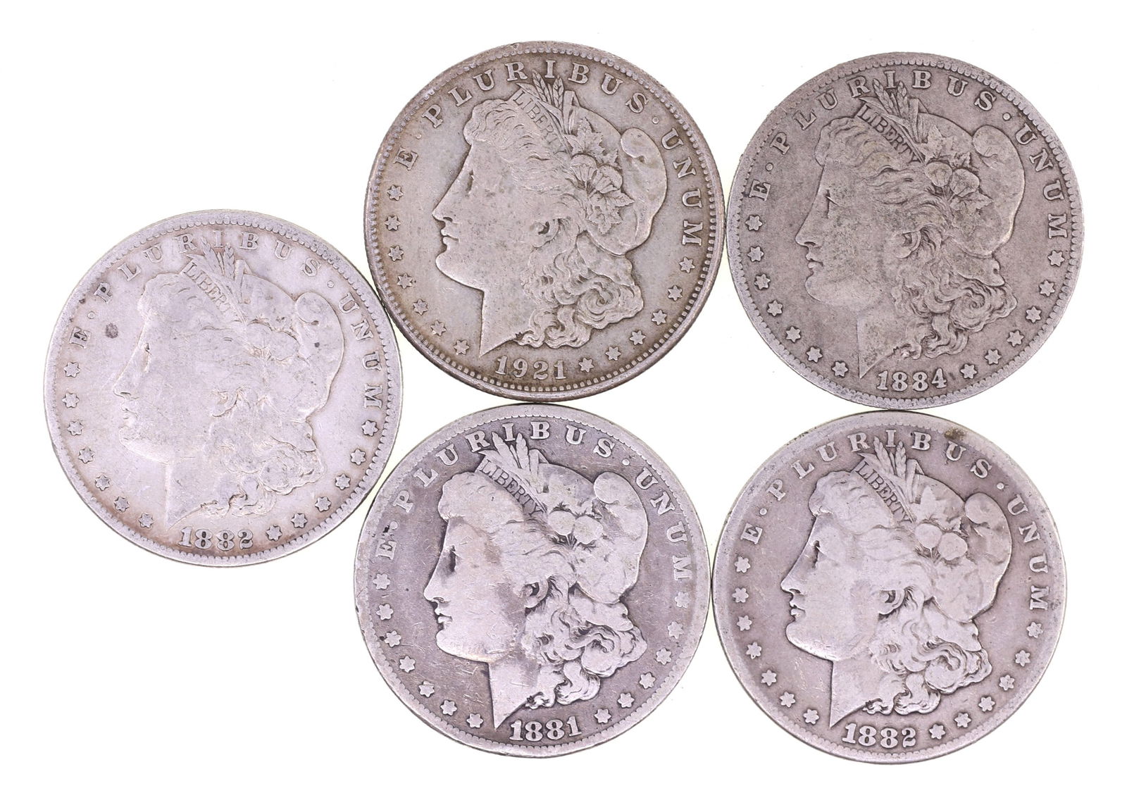 1881-1921 US MORGAN SILVER DOLLARS (1 of 11)