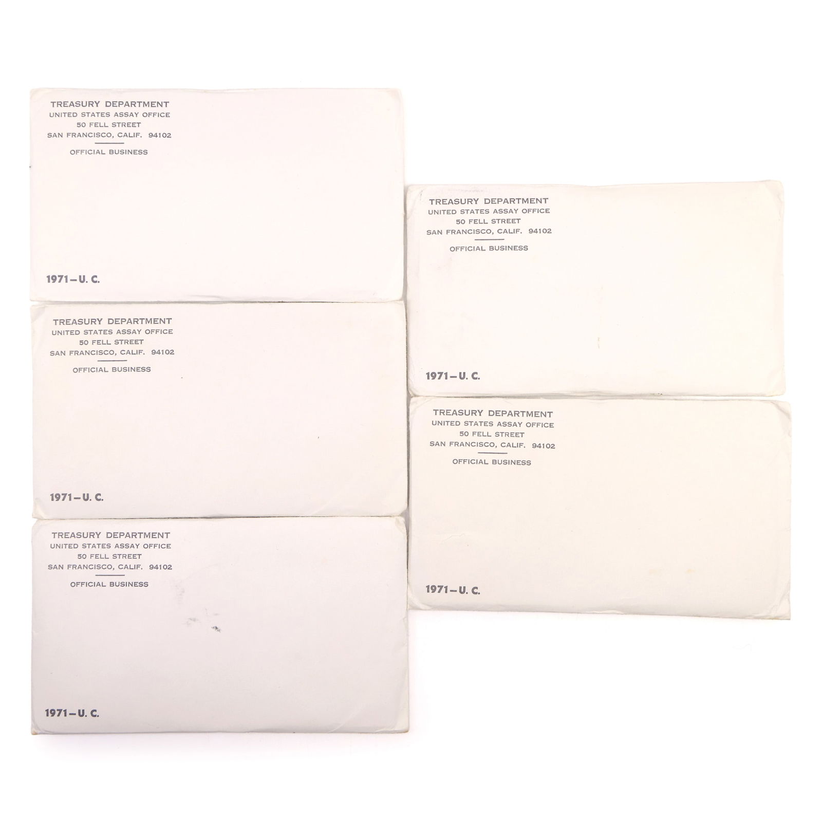 1971 US MINT COIN SETS - PHILADELPHIA & DENVER (1 of 9)