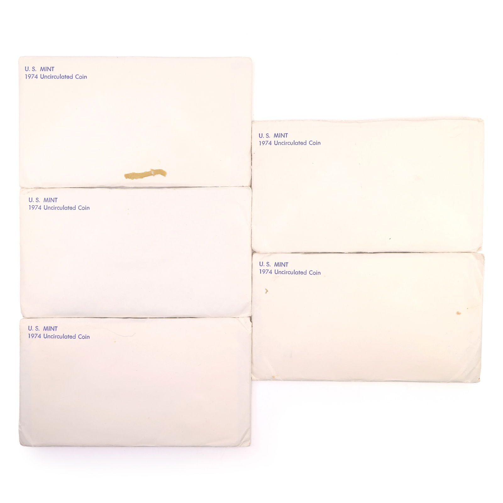 1974 US MINT COIN SETS - PHILADELPHIA & DENVER (1 of 11)