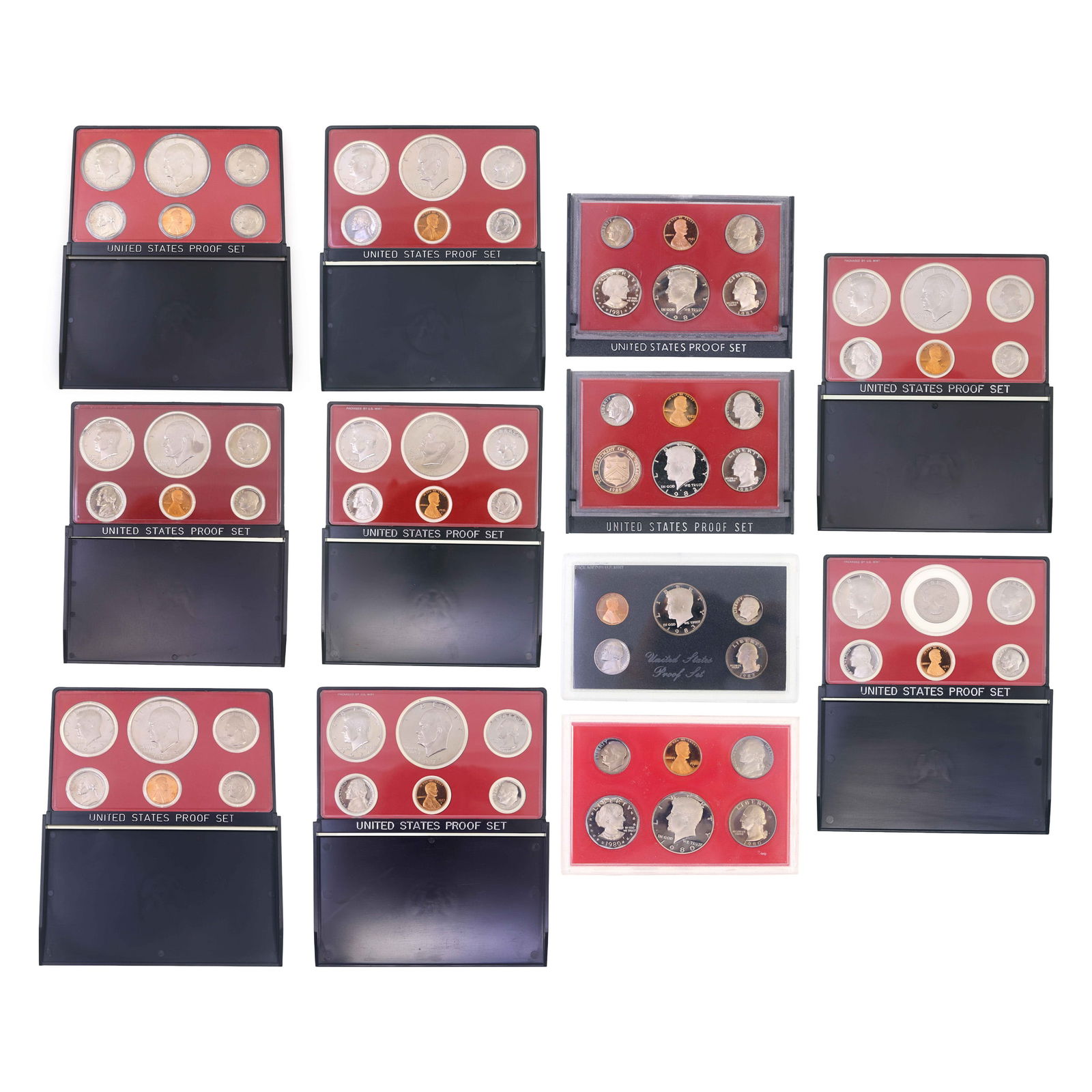 1968 -1982 US PROOF COIN SETS (1 of 20)