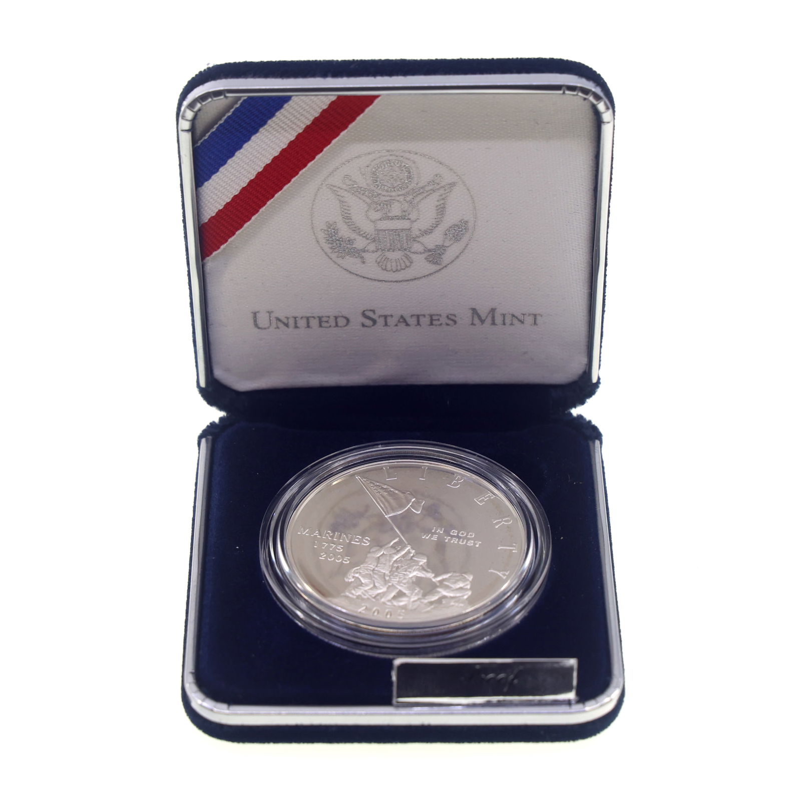 2005 US MARINE CORPS 230TH ANNIVERSARY SILVER DOLLAR (1 of 6)