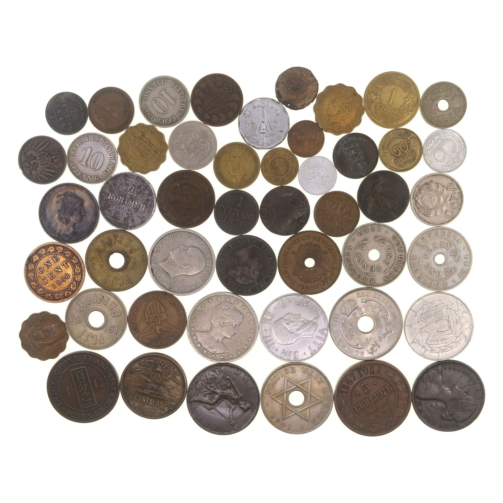 20TH C. FOREIGN COINS (1 of 3)