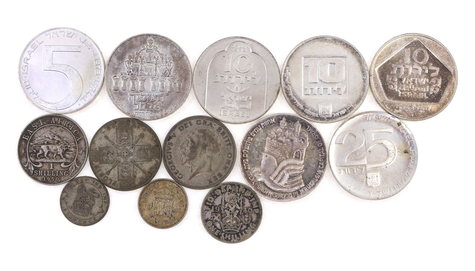 FOREIGN SILVER COINS (1 of 9)
