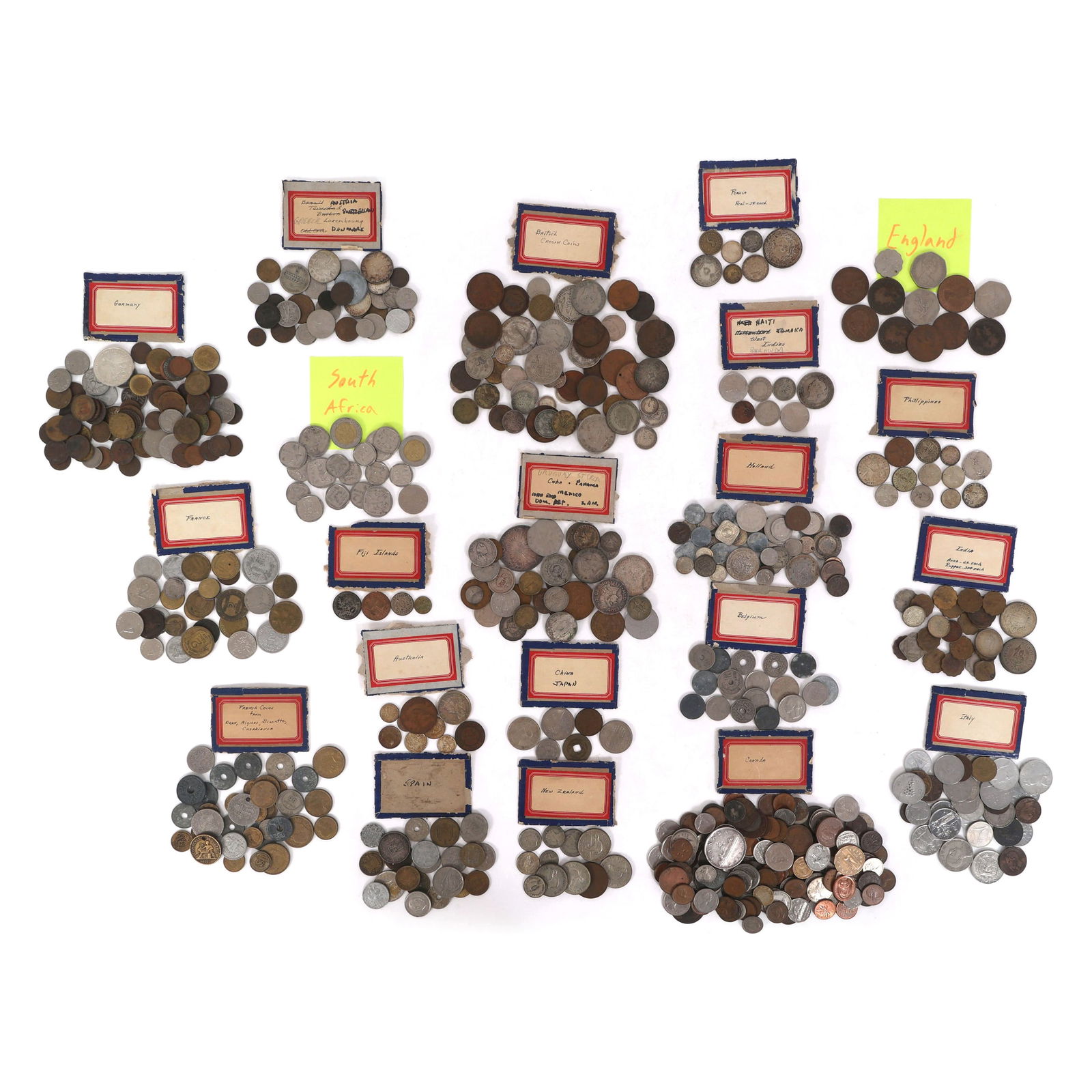 WORLD COINS COLLECTOR BONANZA LOT - 6.6 LBS (1 of 7)