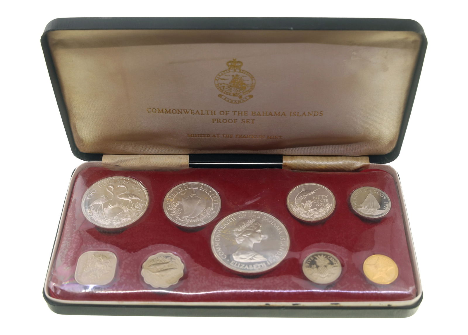1971 BAHAMA ISLANDS PROOF COIN SET (1 of 5)