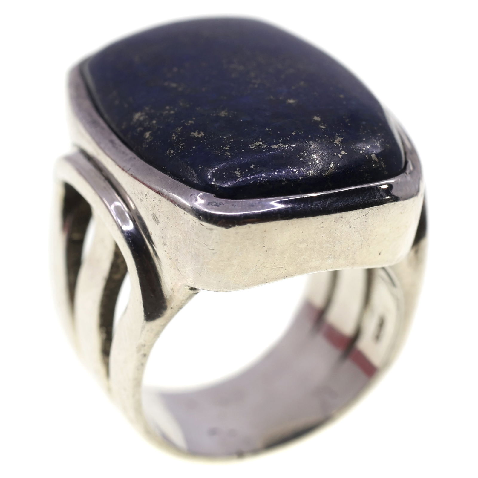 STERLING SILVER LAPIS LAZULI FASHION RING (1 of 7)