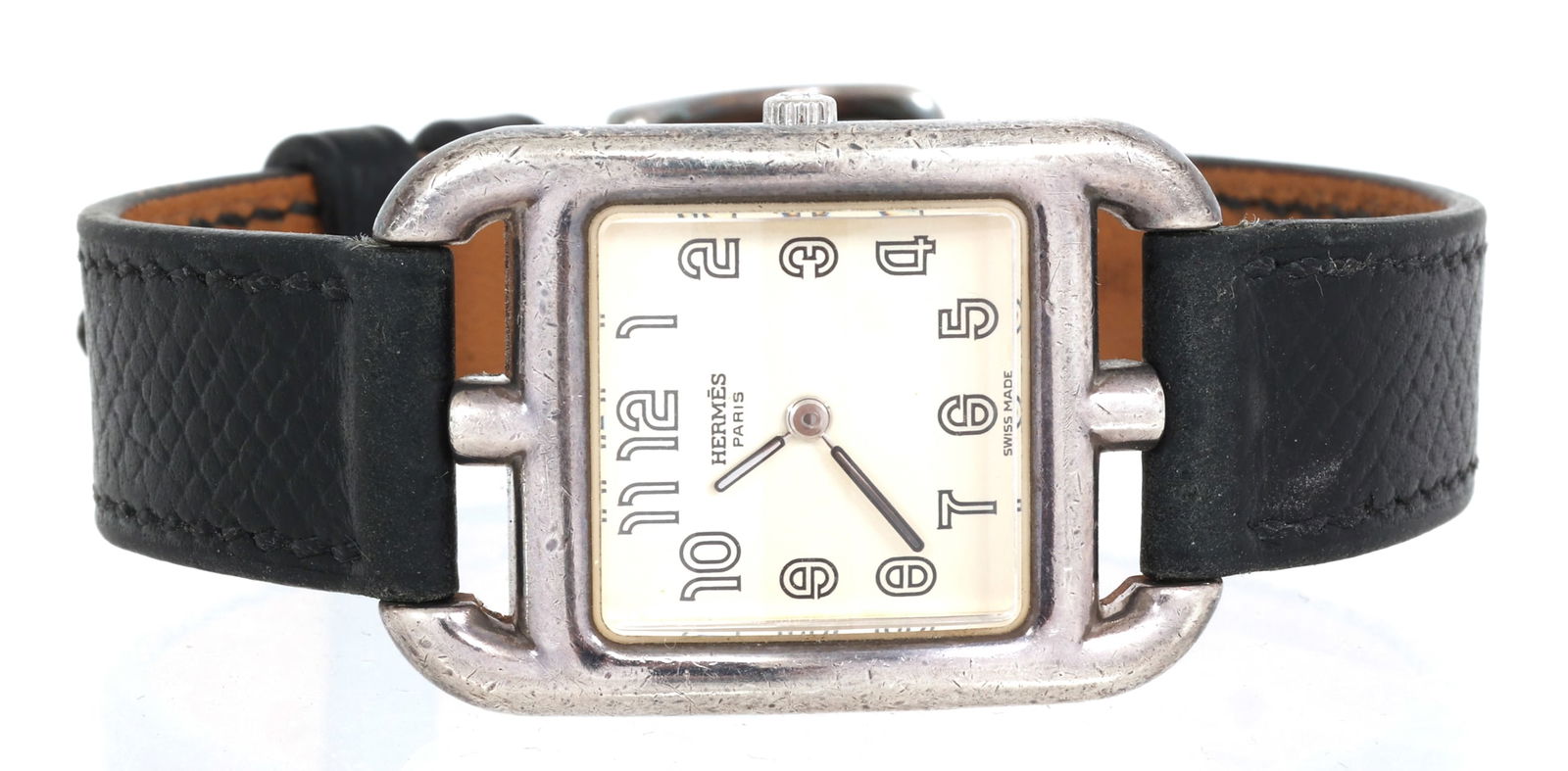 HERMES CAPE COD .925 SILVER CASE QUARTZ WRISTWATCH (1 of 8)