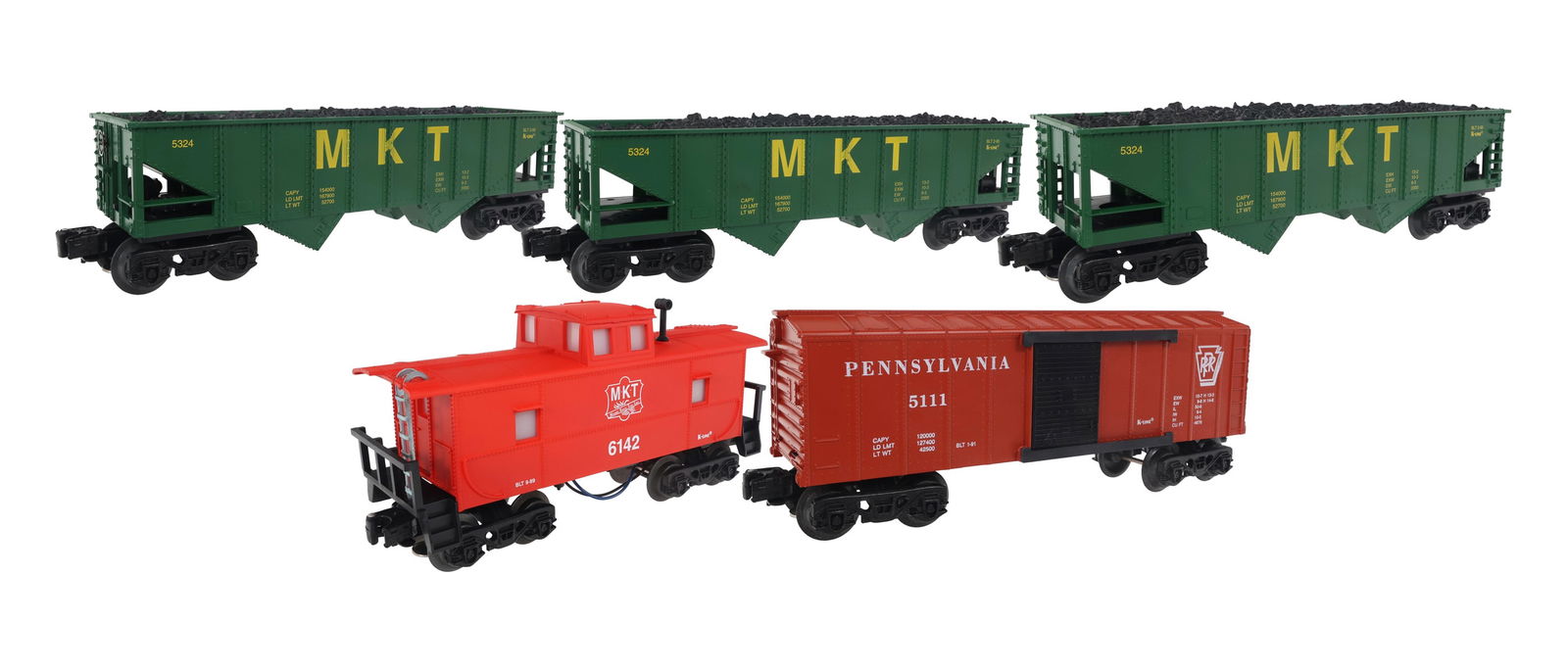 K-LINE O GAUGE TRAIN CARS - LOT OF 5 (1 of 20)