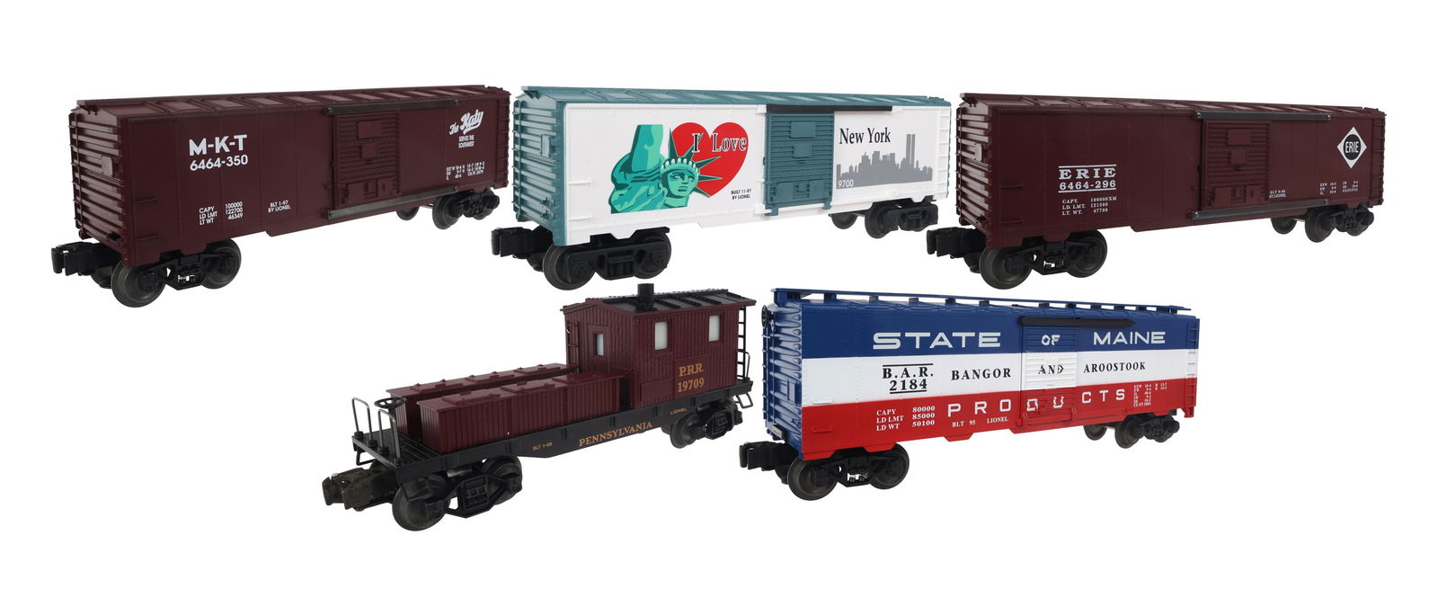 LIONEL O GAUGE TRAIN CARS - LOT OF 5 (1 of 20)