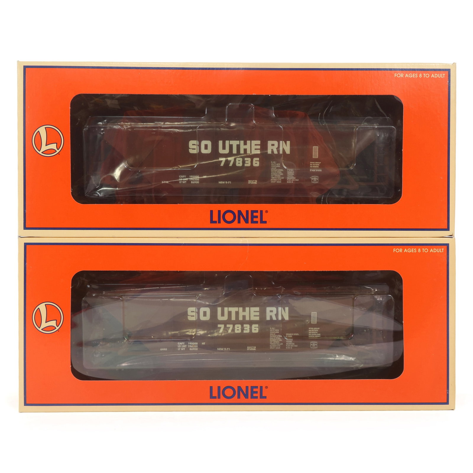 LIONEL O GAUGE SOUTHERN & FRISCO COVERED HOPPER SET: Important Shipping Note - Please Read: LiveAuctioneers now requires all auctioneers to offer their "LiveShipping" service. Auctioneers no longer have the option to disable LiveShipping on their auctio