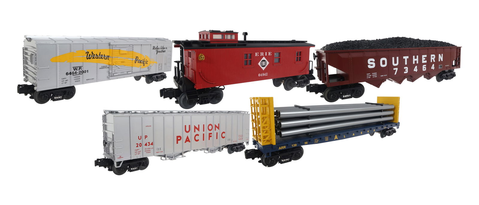 MTH RAIL KING O GAUGE TRAIN CARS - LOT OF 5 (1 of 20)