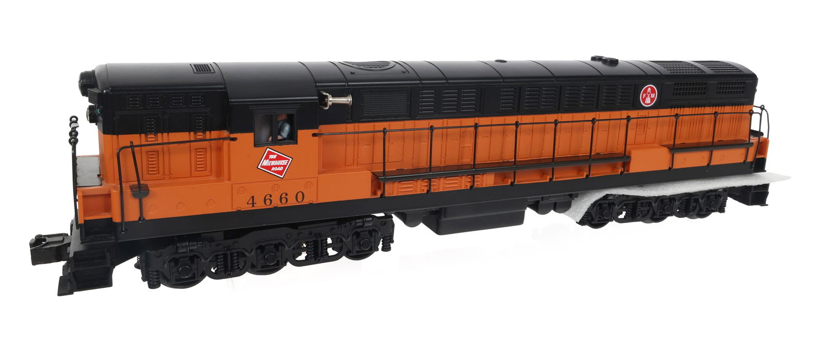 MTH O GAUGE MILWAUKEE FM TRAINMASTER DIESEL LOCOMOTIVE: Important Shipping Note - Please Read: LiveAuctioneers now requires all auctioneers to offer their "LiveShipping" service. Auctioneers no longer have the option to disable LiveShipping on their auctio