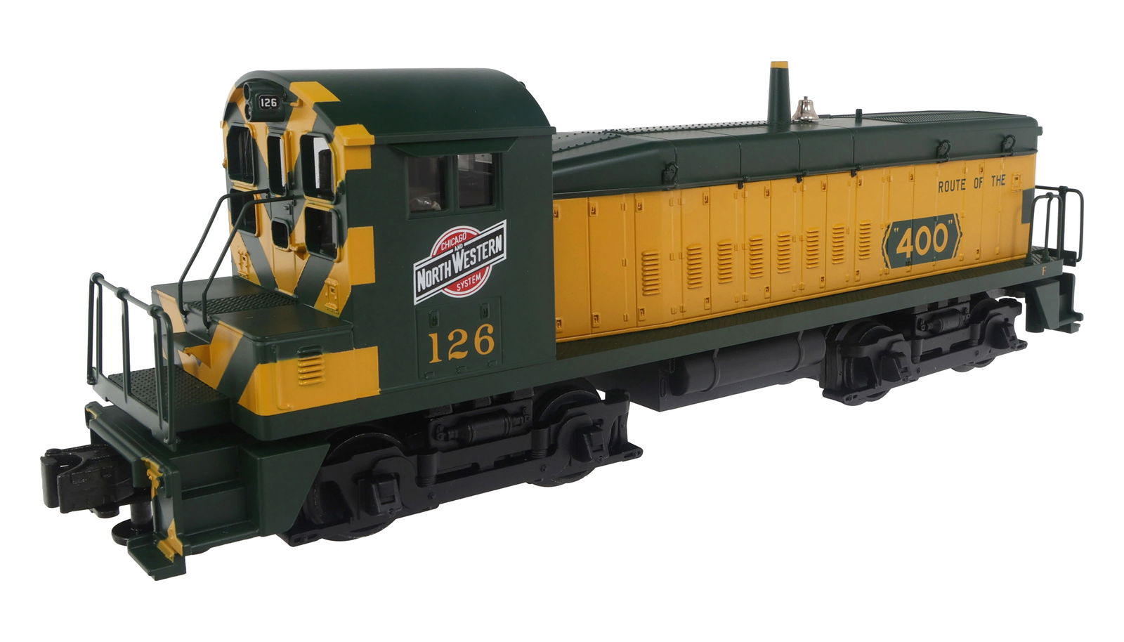MTH RAIL KING O27 GAUGE CNW SW-8 DIESEL SWITCHER TRAIN (1 of 6)