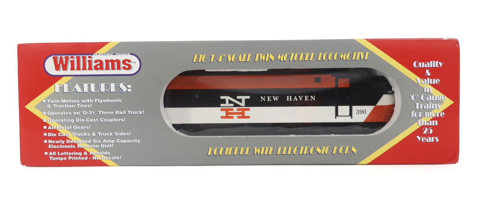 WILLIAMS O GAUGE NEW HAVEN EP-5 POWERED LOCOMOTIVE (1 of 3)