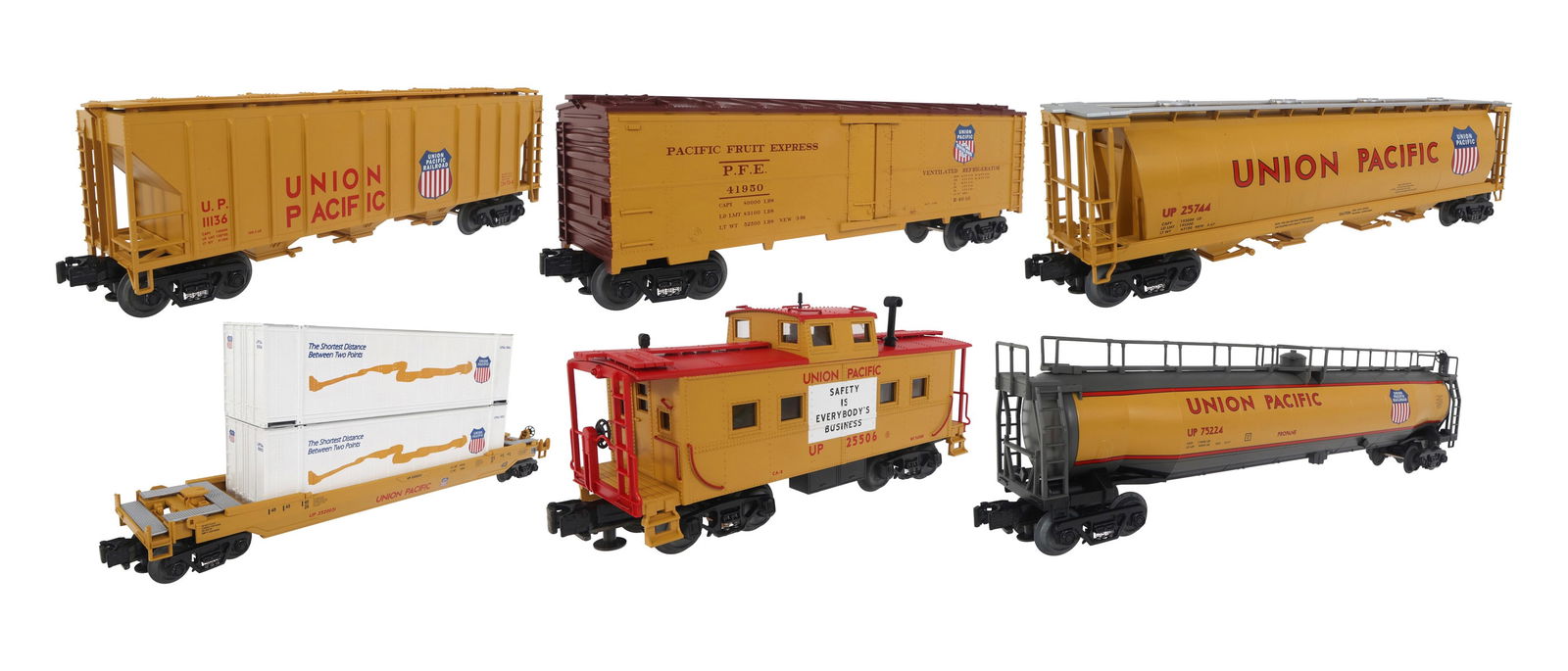 MTH RAIL KING O GAUGE UNION PACIFIC 6-CAR FREIGHT SET (1 of 19)