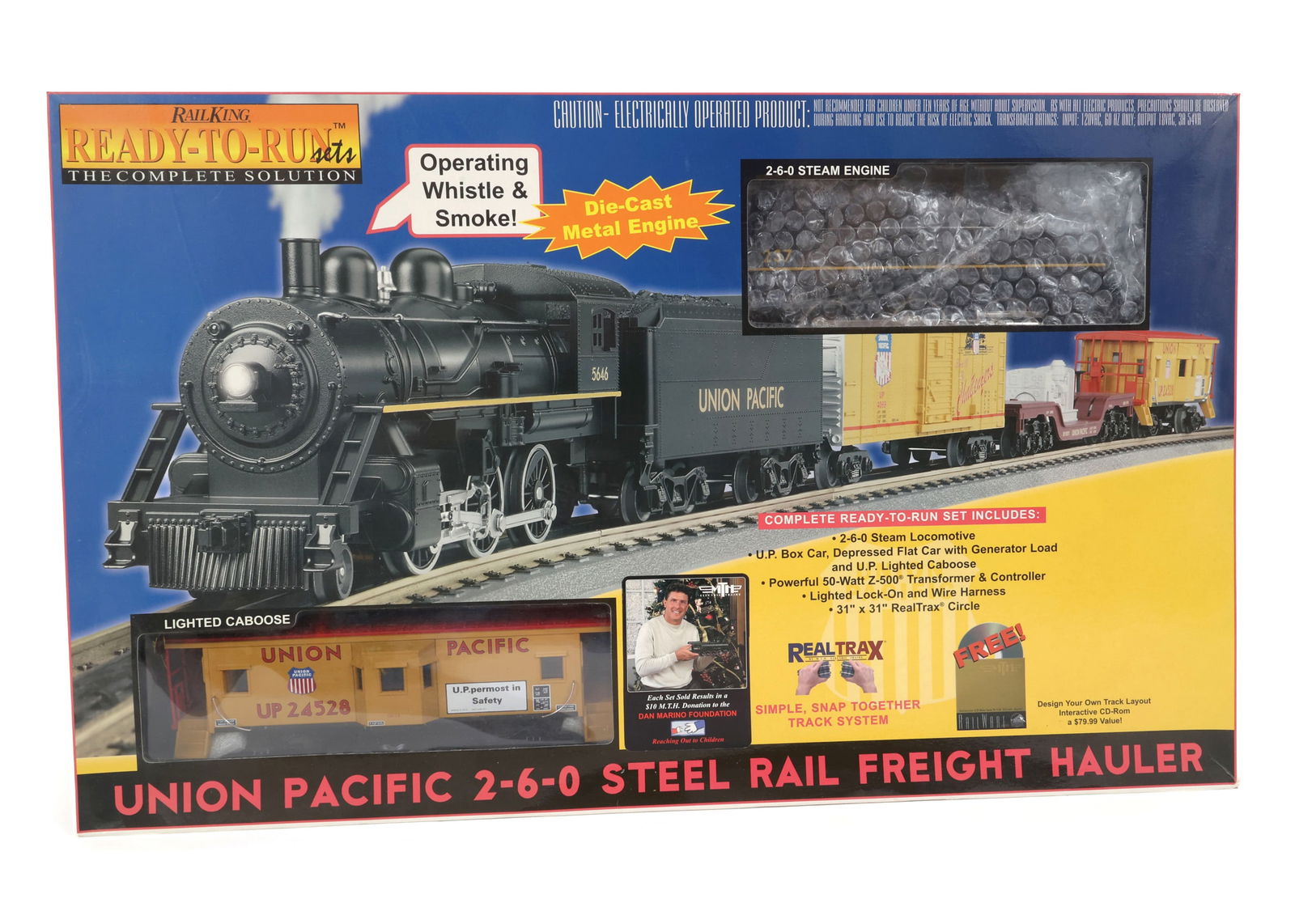 MTH RAIL KING O GAUGE UNION PACIFIC MODEL TRAIN SET (1 of 3)