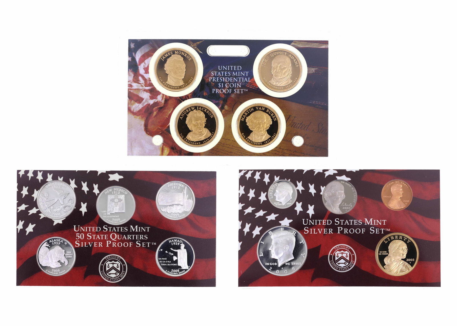 2008 US MINT SILVER PROOF SET (1 of 10)