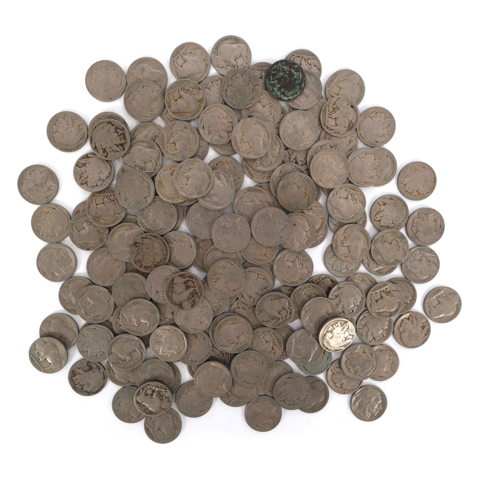 US BUFFALO NICKELS - 1.8 LBS. (1 of 3)