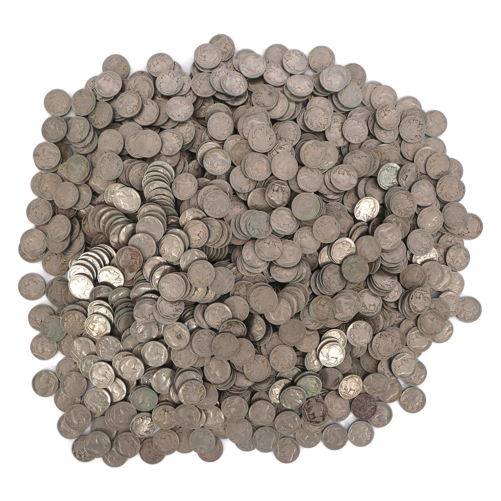 US LEGIBLE DATE BUFFALO NICKELS - 12 LBS TOTAL (1 of 6)