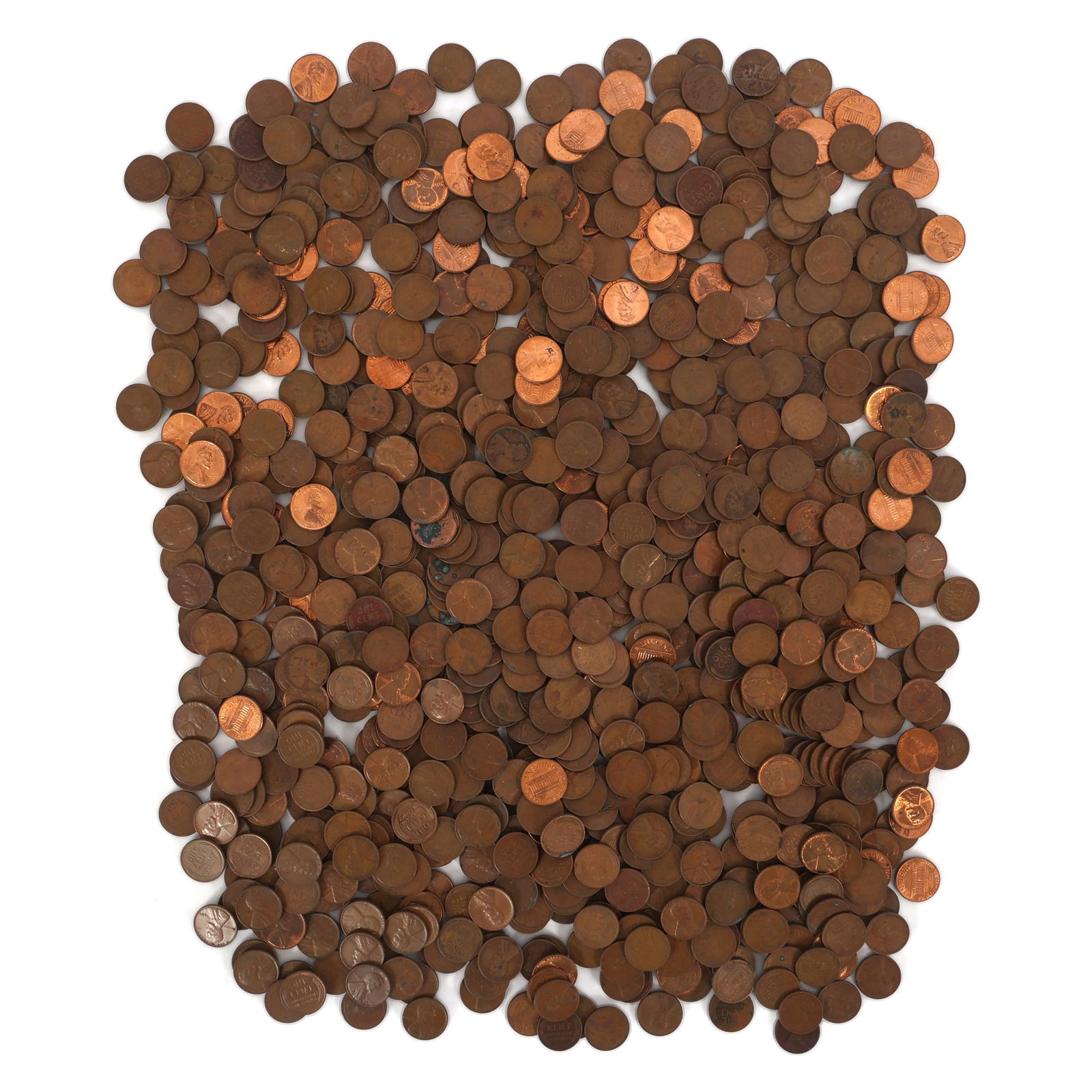 US WHEAT PENNIES UNSEARCHED - 7 LBS (1 of 4)