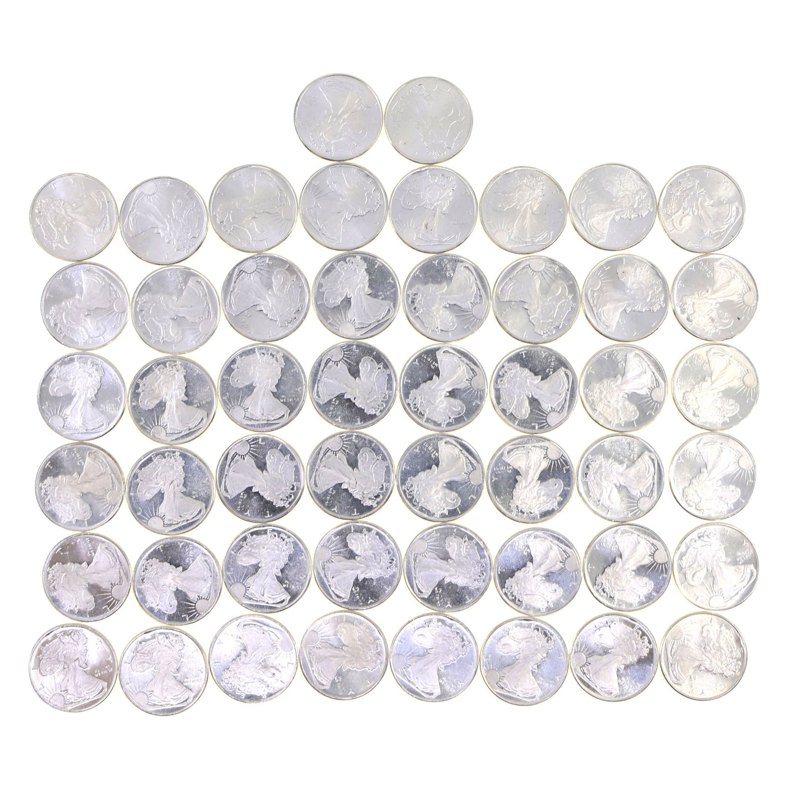 HIGHLAND MINT .999 SILVER 1/10 OZ LIBERTY ROUNDS (1 of 2)