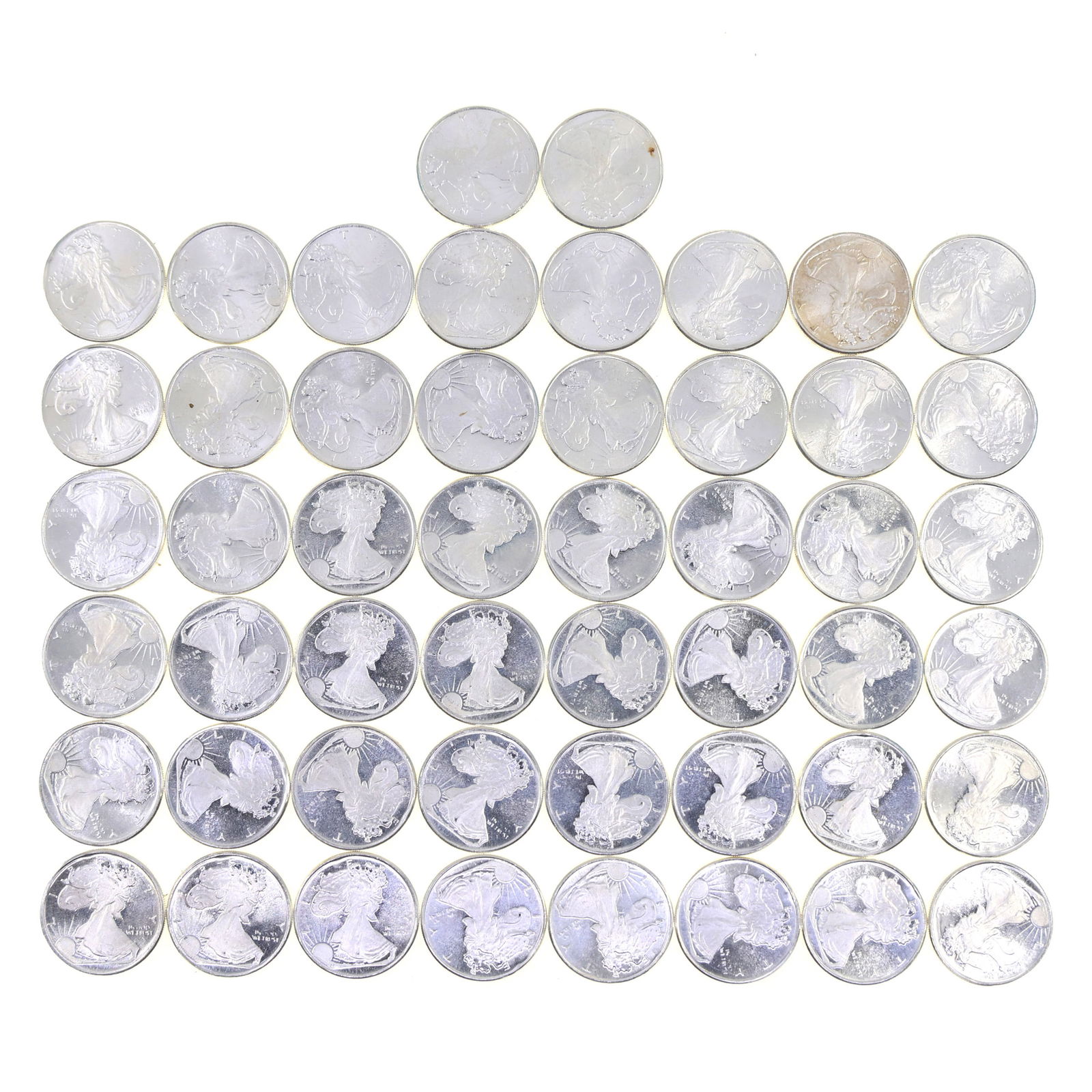 HIGHLAND MINT .999 SILVER 1/10 OZ LIBERTY ROUNDS (1 of 2)