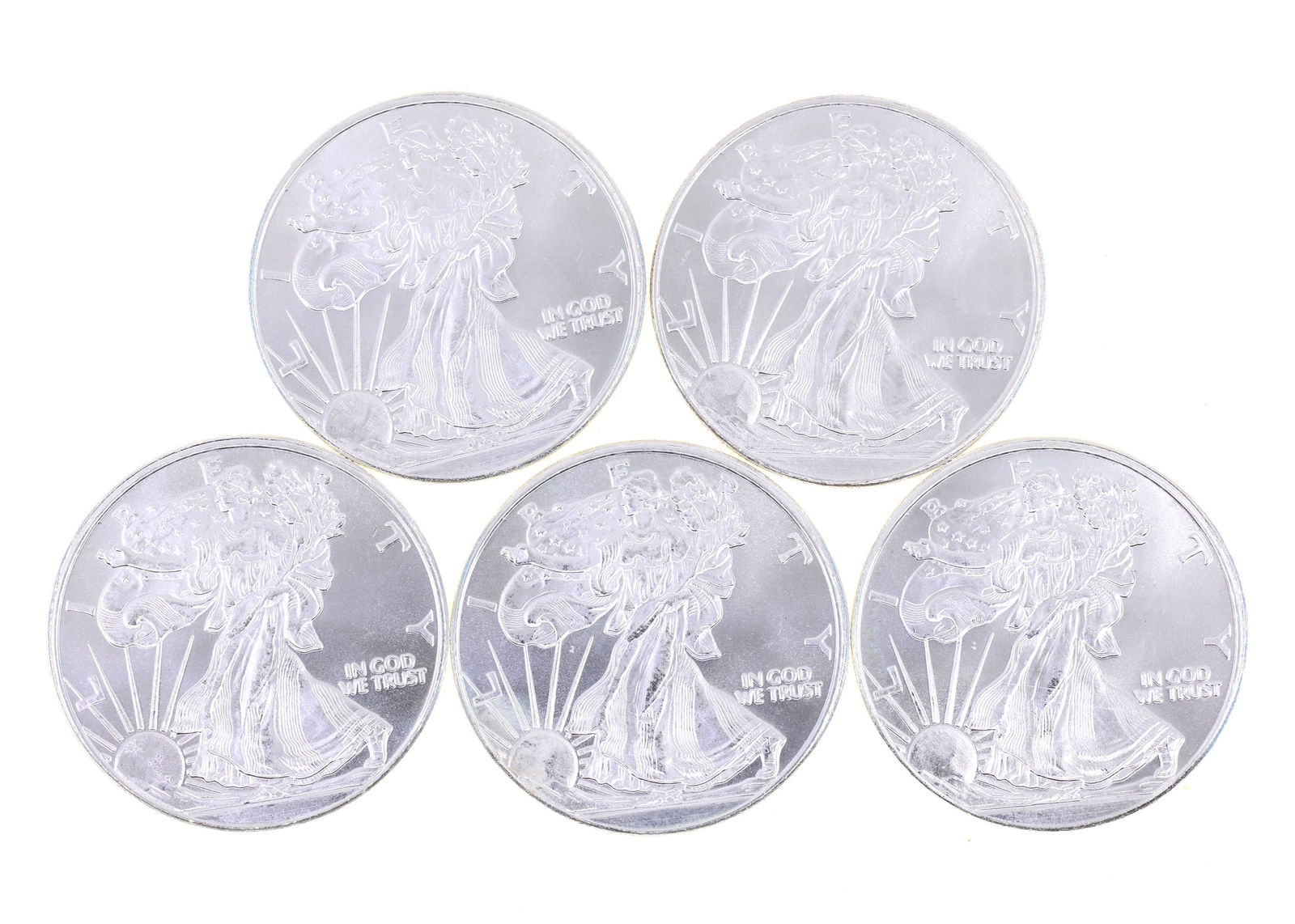 HIGHLAND MINT .999 SILVER 1 OZ WALKING LIBERTY ROUNDS: IMPORTANT SHIPPING NOTE - PLEASE READ | LiveAuctioneers "LiveShipping" Is Unreasonable & Costly: LiveAuctioneers now requires all auctioneers to offer their "LiveShipping" service. Auctioneers no long