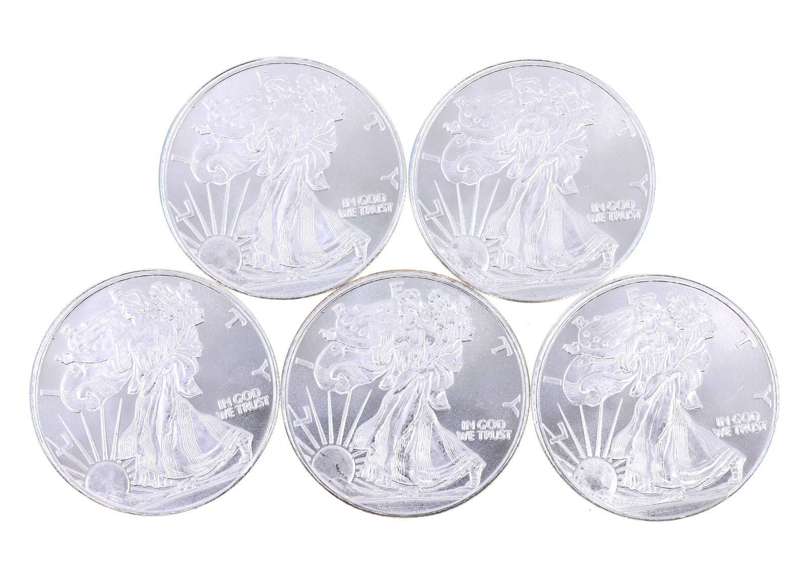 HIGHLAND MINT .999 SILVER 1 OZ WALKING LIBERTY ROUNDS (1 of 2)