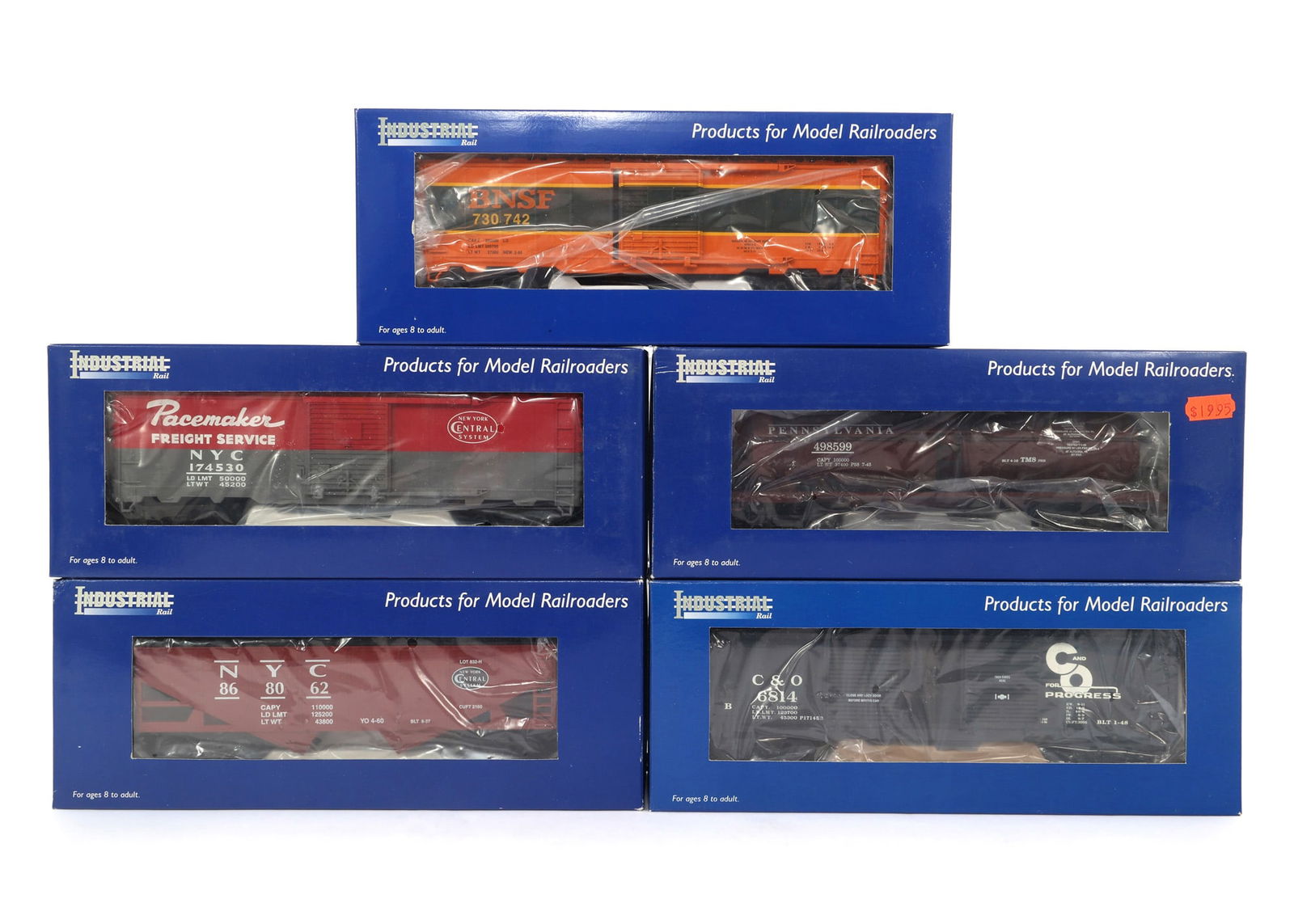 INDUSTRIAL RAIL O27 GAUGE TRAIN CARS - LOT OF 5: IMPORTANT SHIPPING NOTE - PLEASE READ | LiveAuctioneers "LiveShipping" Is Unreasonable & Costly: LiveAuctioneers now requires all auctioneers to offer their "LiveShipping" service. Auctioneers no long