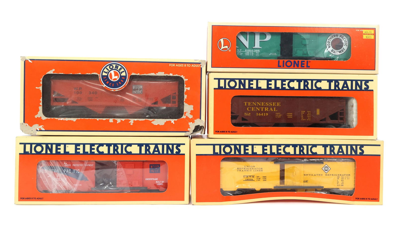 LIONEL O GAUGE TRAIN CARS - LOT OF 5 (1 of 2)