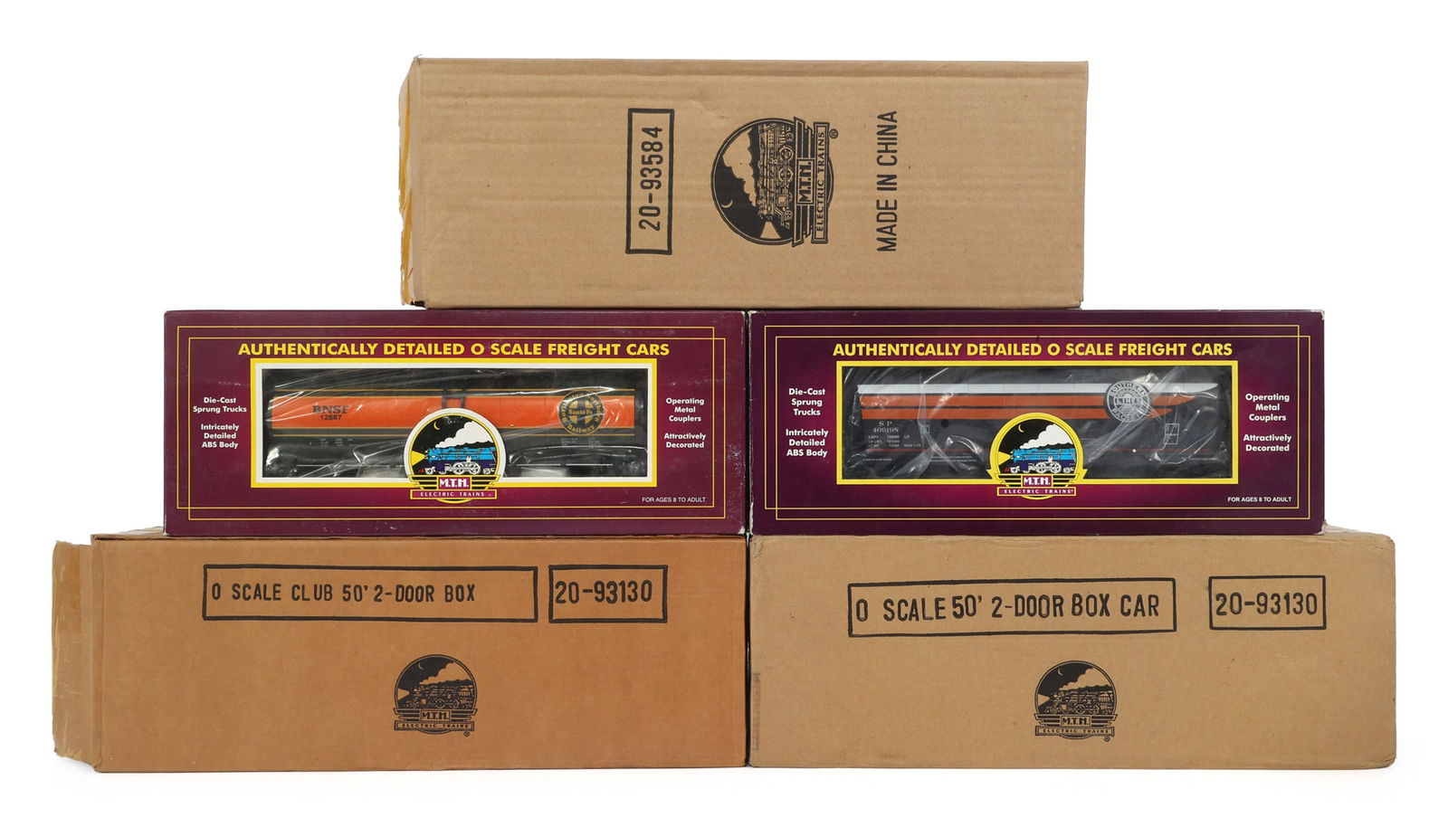 MTH O GAUGE TRAIN CARS - LOT OF 5: IMPORTANT SHIPPING NOTE - PLEASE READ | LiveAuctioneers "LiveShipping" Is Unreasonable & Costly: LiveAuctioneers now requires all auctioneers to offer their "LiveShipping" service. Auctioneers no long