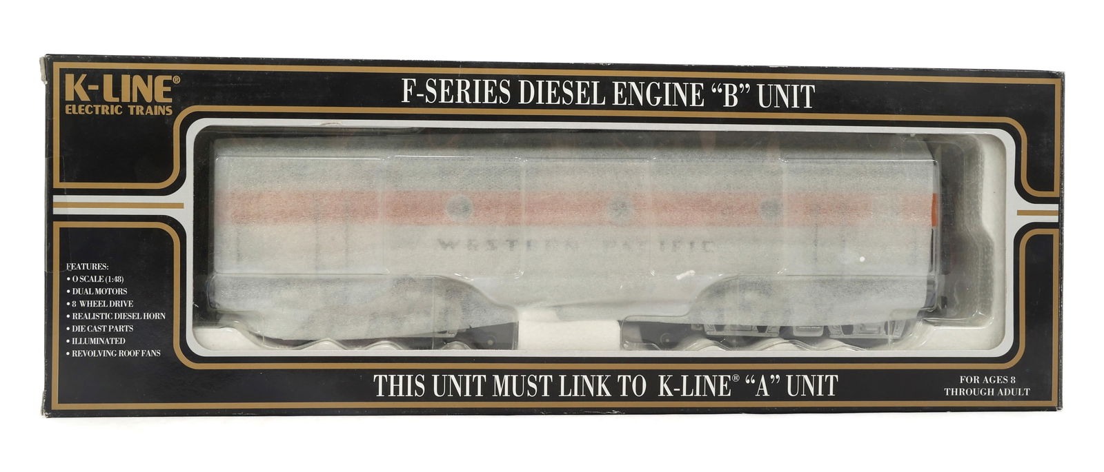 K-LINE O GAUGE F-SERIES POWERED B UNIT LOCOMOTIVE: IMPORTANT SHIPPING NOTE - PLEASE READ | LiveAuctioneers "LiveShipping" Is Unreasonable & Costly: LiveAuctioneers now requires all auctioneers to offer their "LiveShipping" service. Auctioneers no long