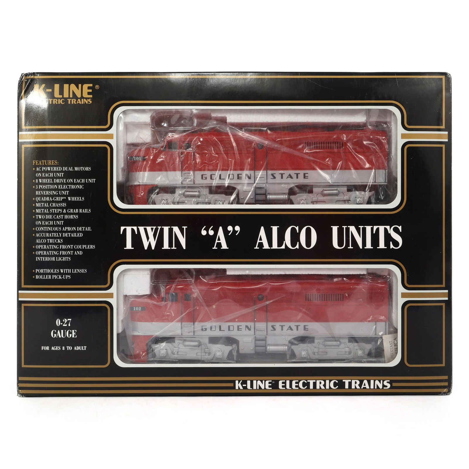 K-LINE O GAUGE TWIN ALCO A-A POWERED LOCOMOTIVE SET: IMPORTANT SHIPPING NOTE - PLEASE READ | LiveAuctioneers "LiveShipping" Is Unreasonable & Costly: LiveAuctioneers now requires all auctioneers to offer their "LiveShipping" service. Auctioneers no long