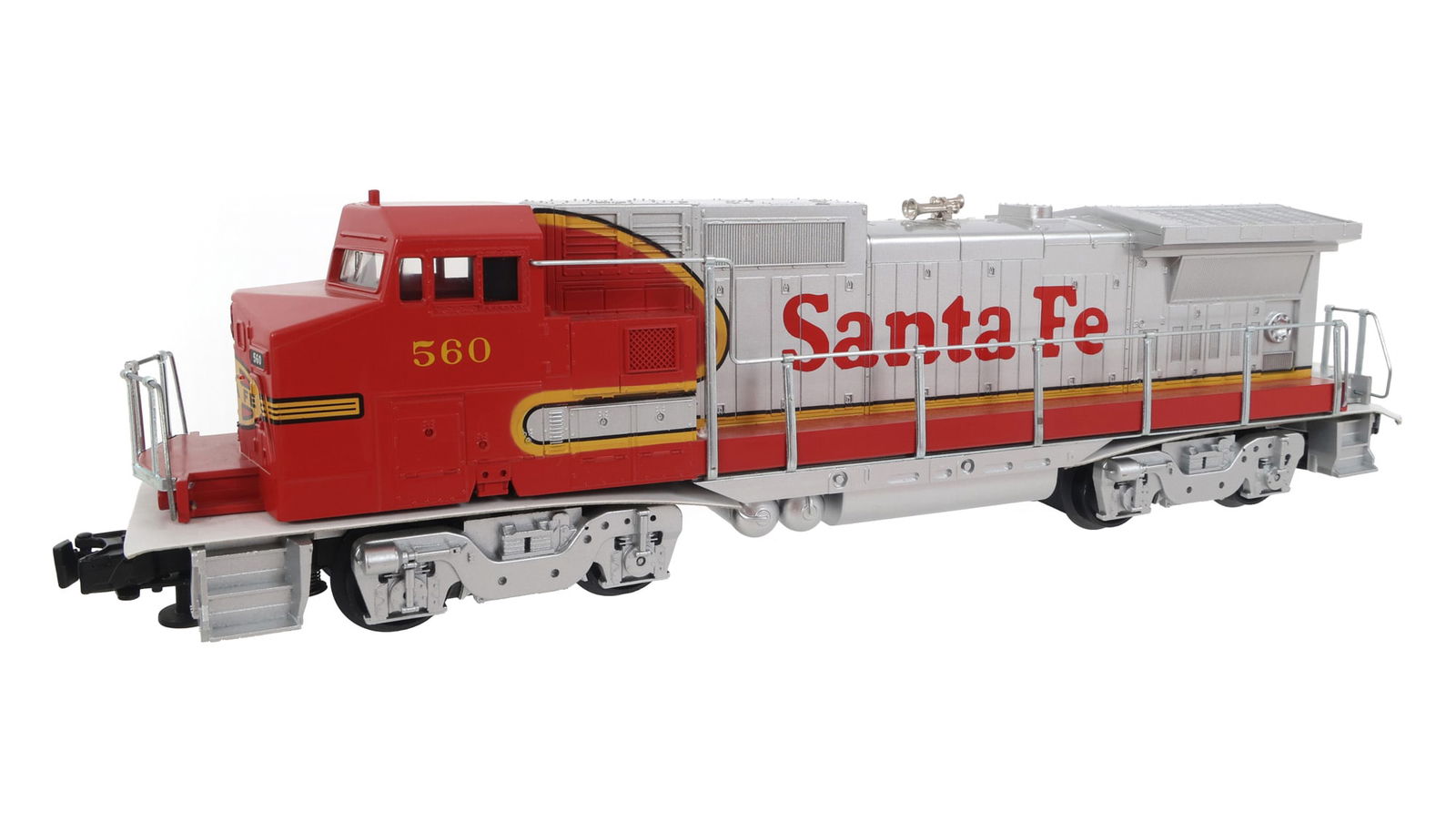 MTH RAIL KING O GAUGE SANTA FE DASH8 POWERED LOCOMOTIVE (1 of 3)