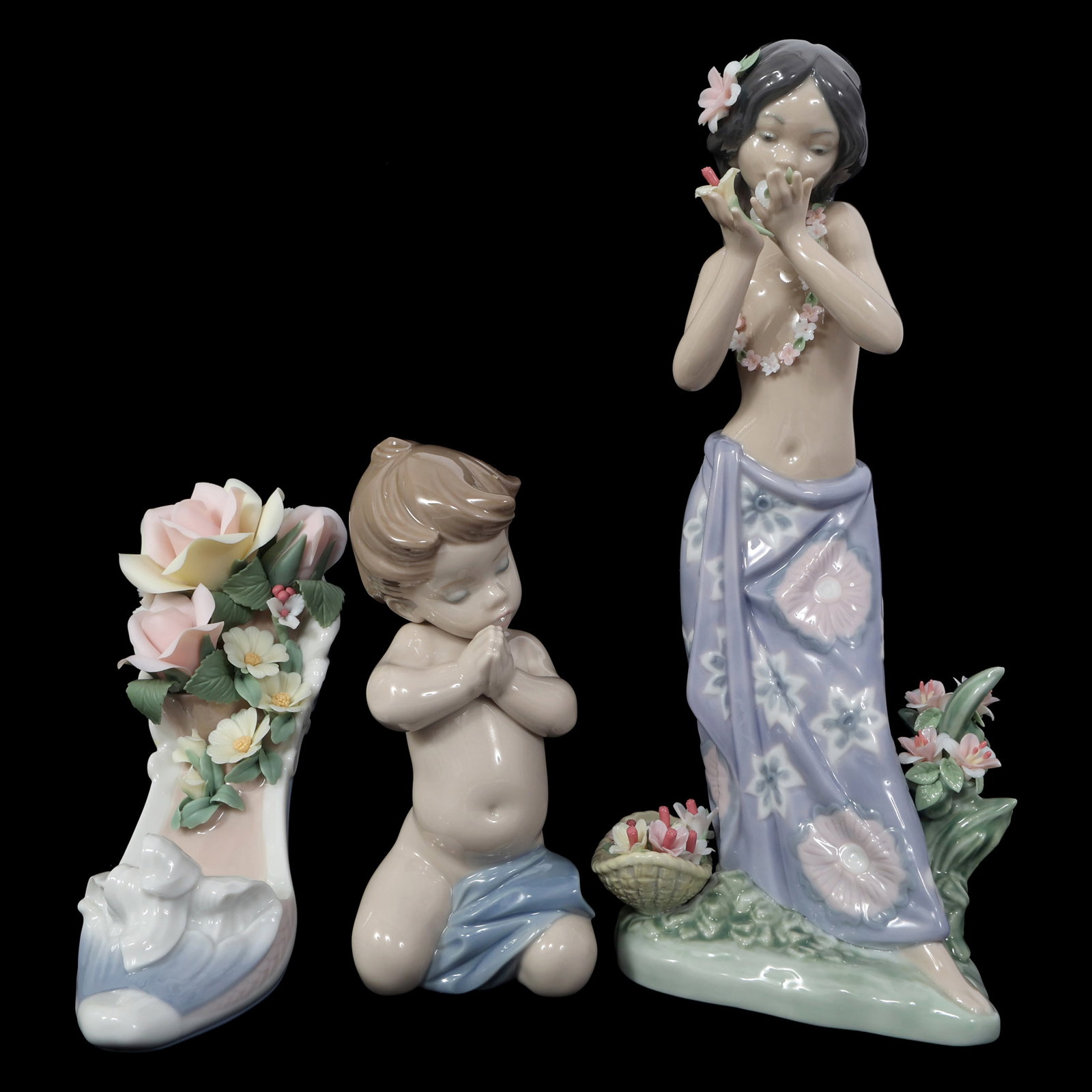 LLADRO PORCELAIN FIGURINES - LOT OF 3 (1 of 17)