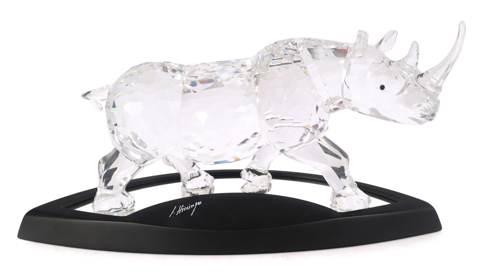 SWAROVSKI CRYSTAL RHINOCEROS FIGURINE #3324/10000 (1 of 9)