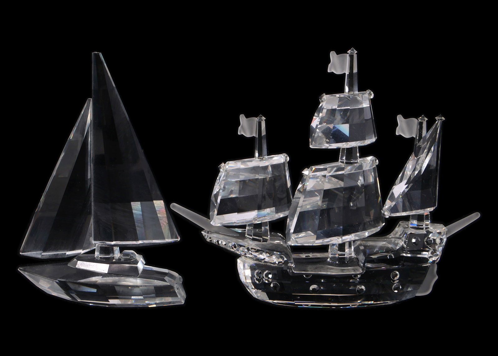SWAROVSKI CRYSTAL SHIP FIGURINES (1 of 10)