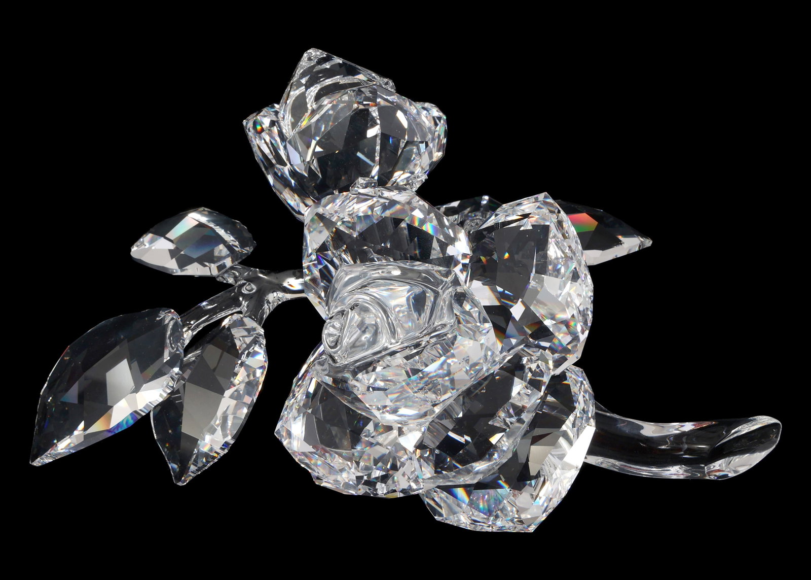 SWAROVSKI CRYSTAL FIGURINE "ROSES" (1 of 5)