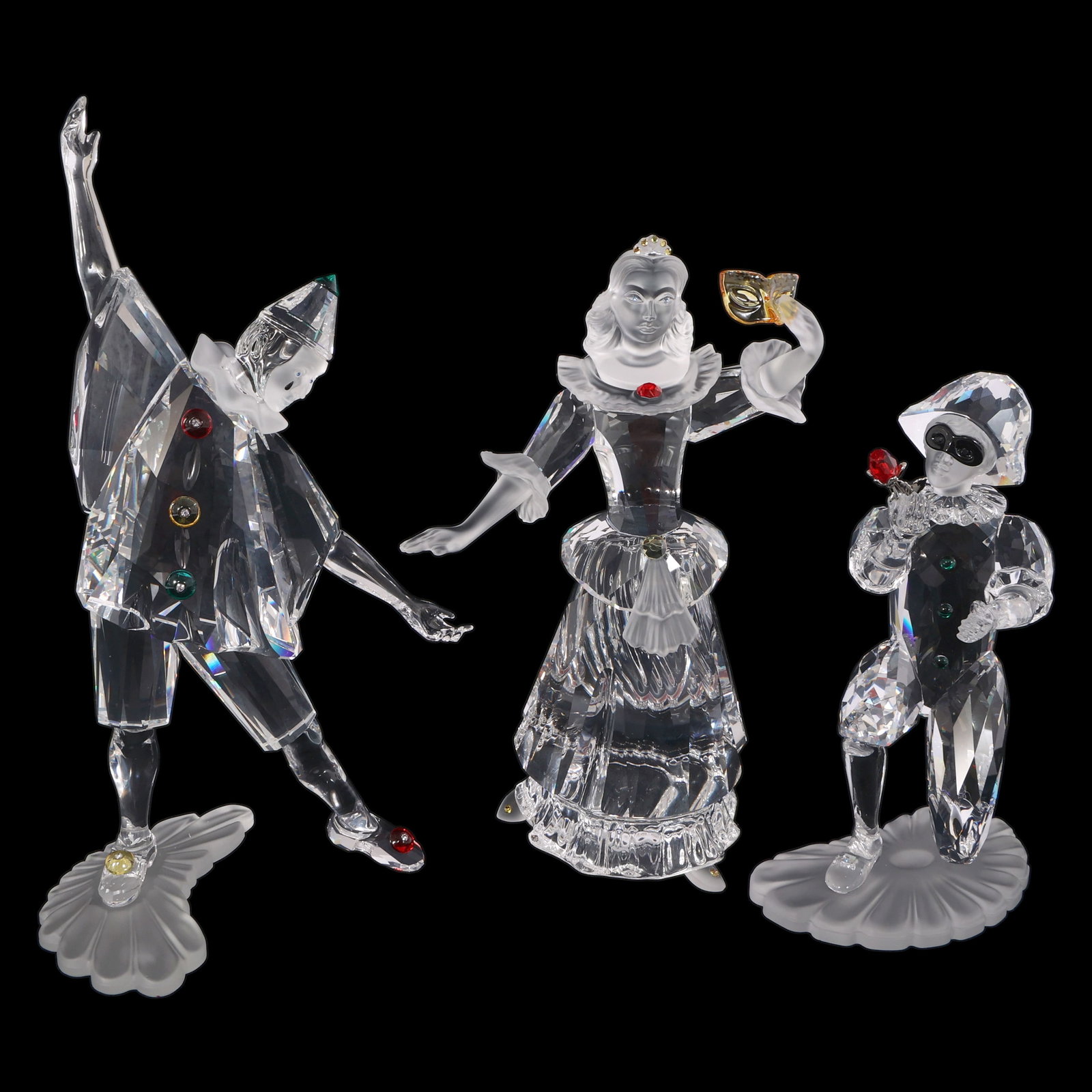 SWAROVSKI CRYSTAL FIGURINES "MASQUERADE" TRILOGY (1 of 9)