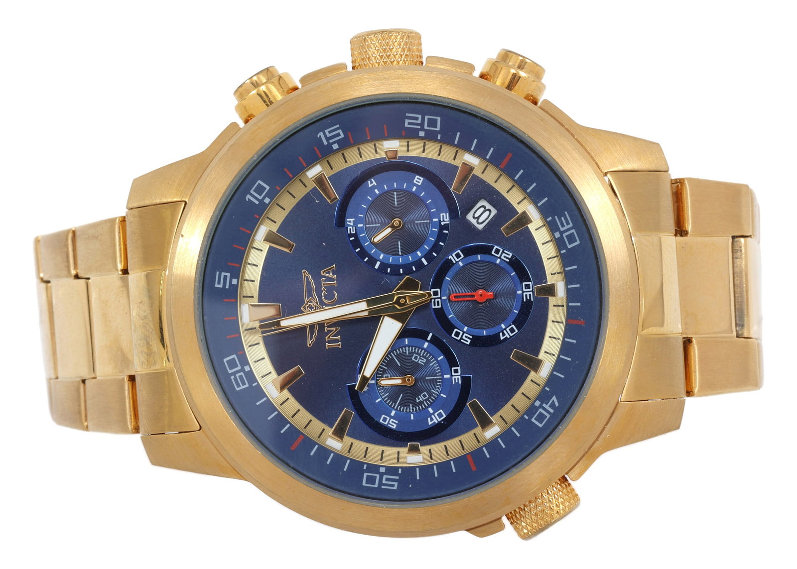 MEN'S INVICTA MODEL 19241 JAPAN QUARTZ WRISTWATCH (1 of 8)