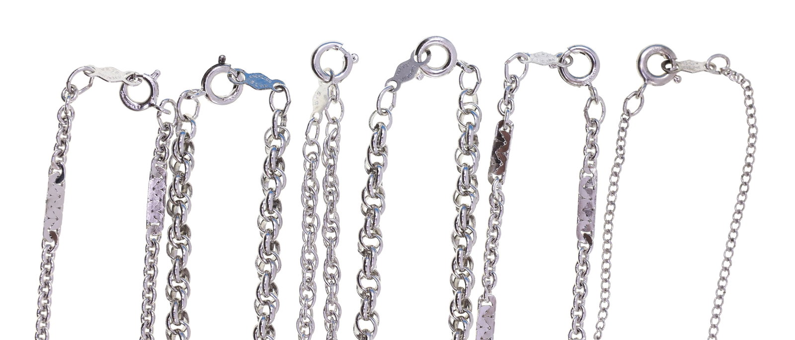 STERLING SILVER CHAINS - 15