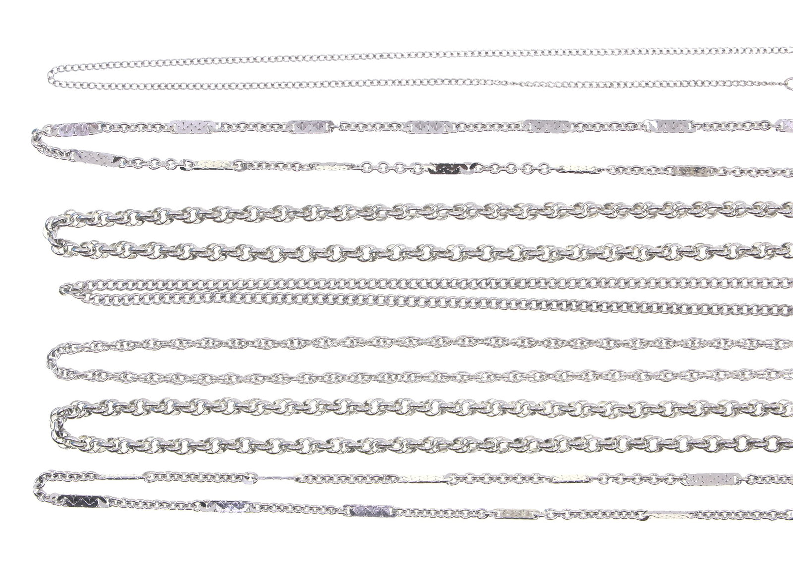 STERLING SILVER CHAINS - 7
