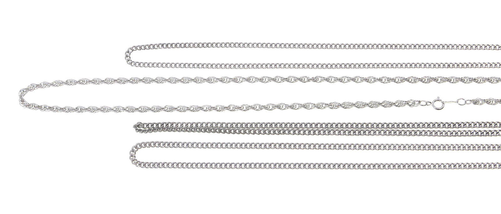 STERLING SILVER CHAINS - 6