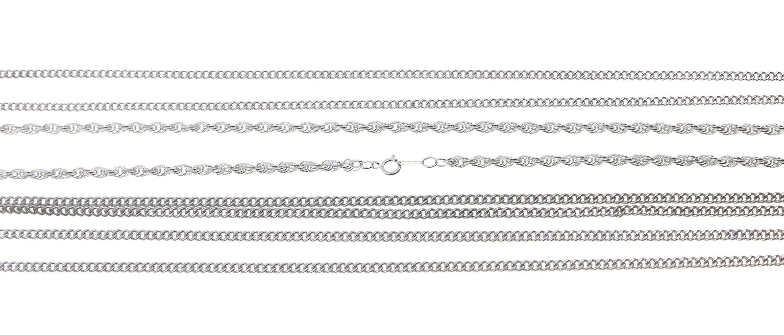 STERLING SILVER CHAINS - 7