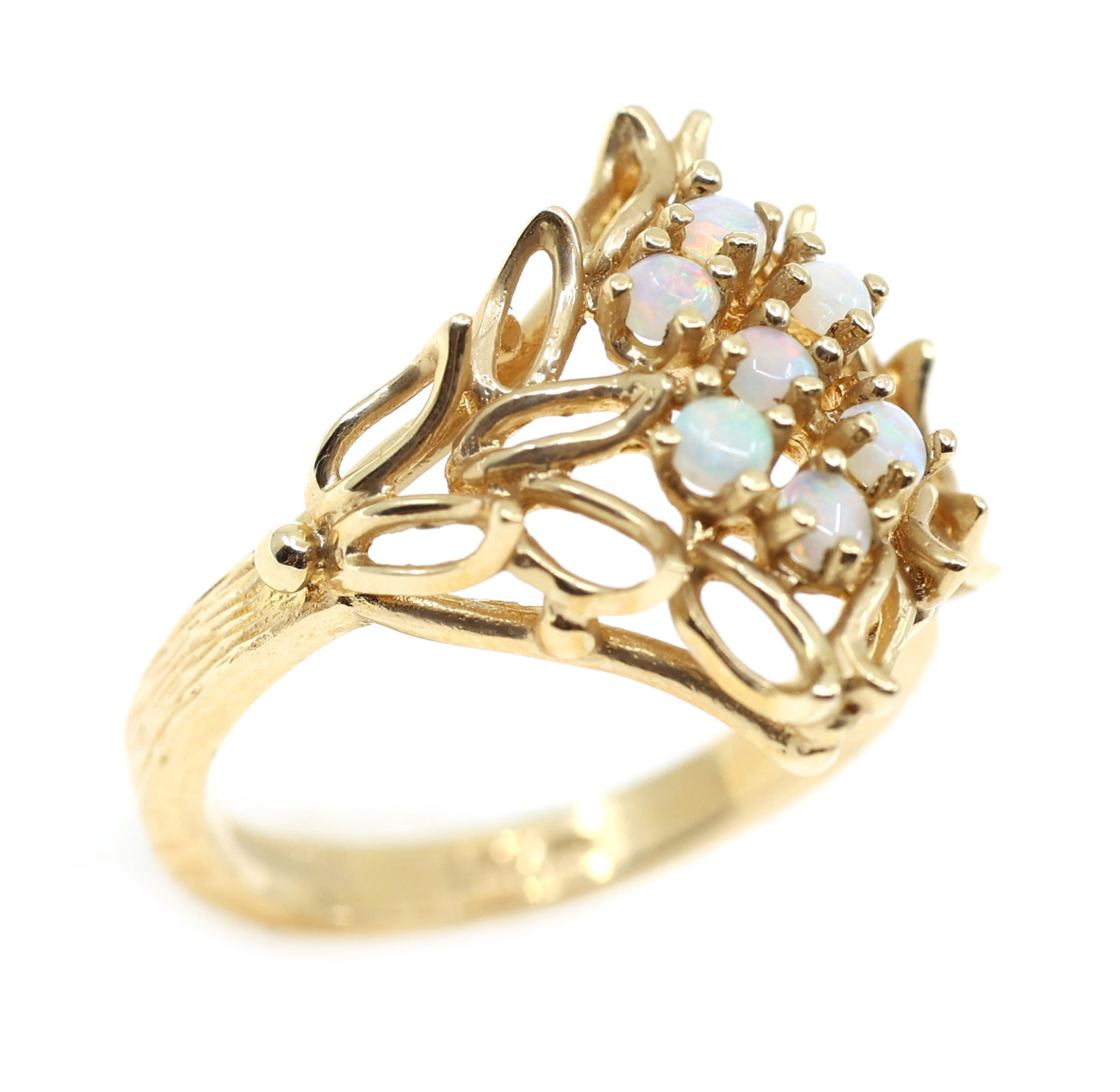 10K YELLOW GOLD OPAL FASHION RING (1 of 4)