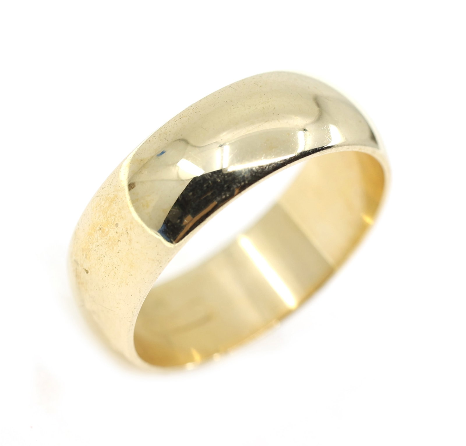 14K YELLOW GOLD WEDDING BAND (1 of 3)