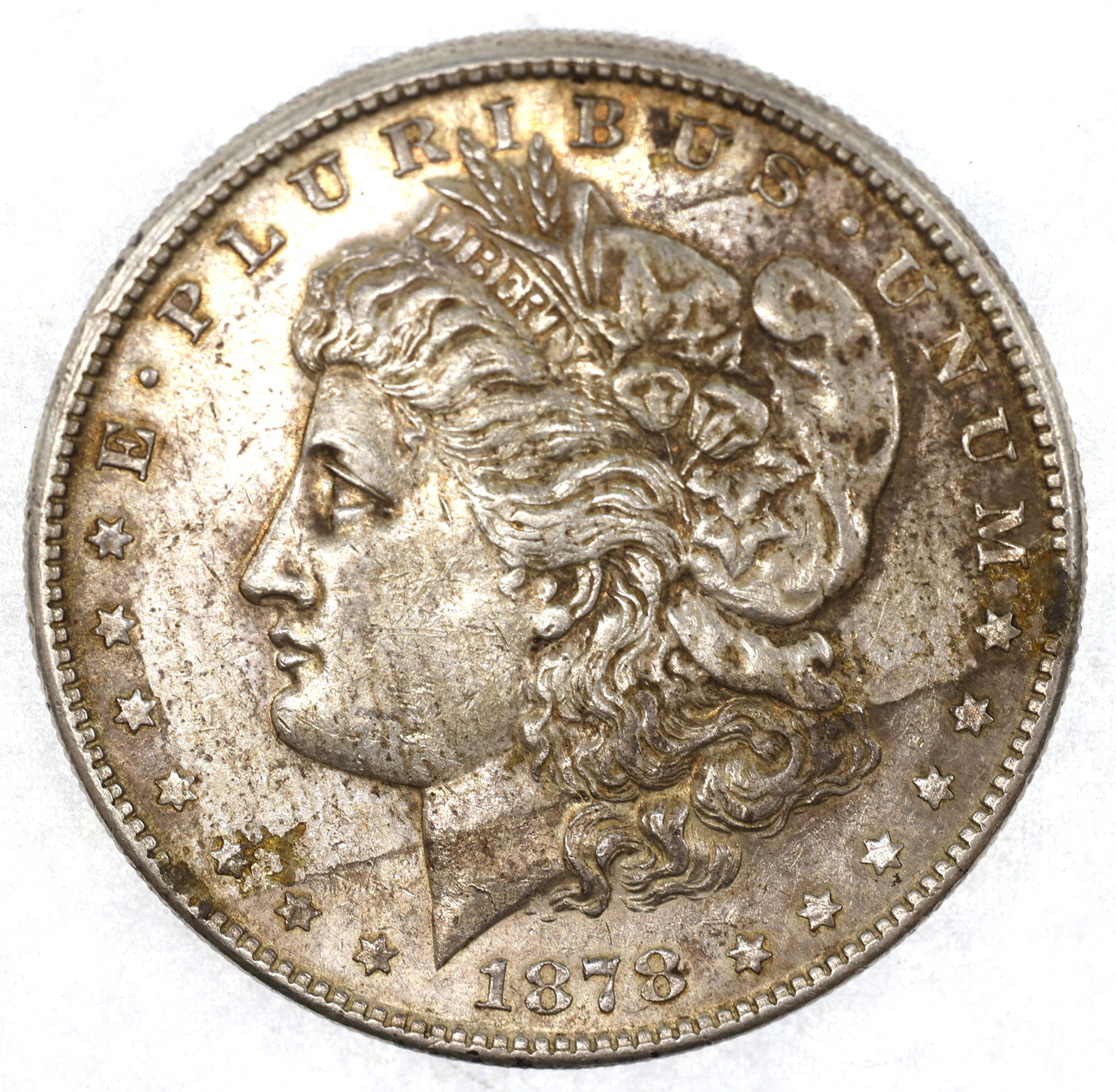 1878-S US SILVER MORGAN DOLLAR COIN: 1878-S US SILVER MORGAN DOLLAR COIN 1878-S United States .900 silver Morgan $1 coin IMPORTANT NOTE - PLEASE READ: OUR IN-HOUSE SHIPPING & INVOICING Shipping: LiveAuctioneers "LiveShipping" Is Unreason