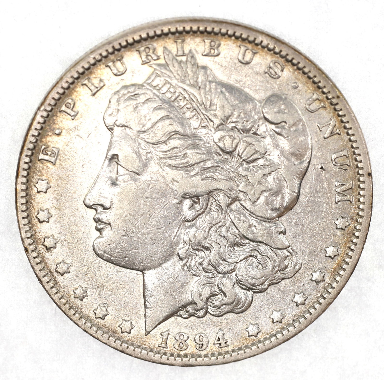 1894-O US SILVER MORGAN $1 COIN - XF BETTER DATE: 1894-O US SILVER MORGAN $1 COIN - XF BETTER DATE 1894-O United States .900 silver Morgan Dollar coin, better date, XF condition. IMPORTANT NOTE - PLEASE READ: OUR IN-HOUSE SHIPPING & INVOICING S
